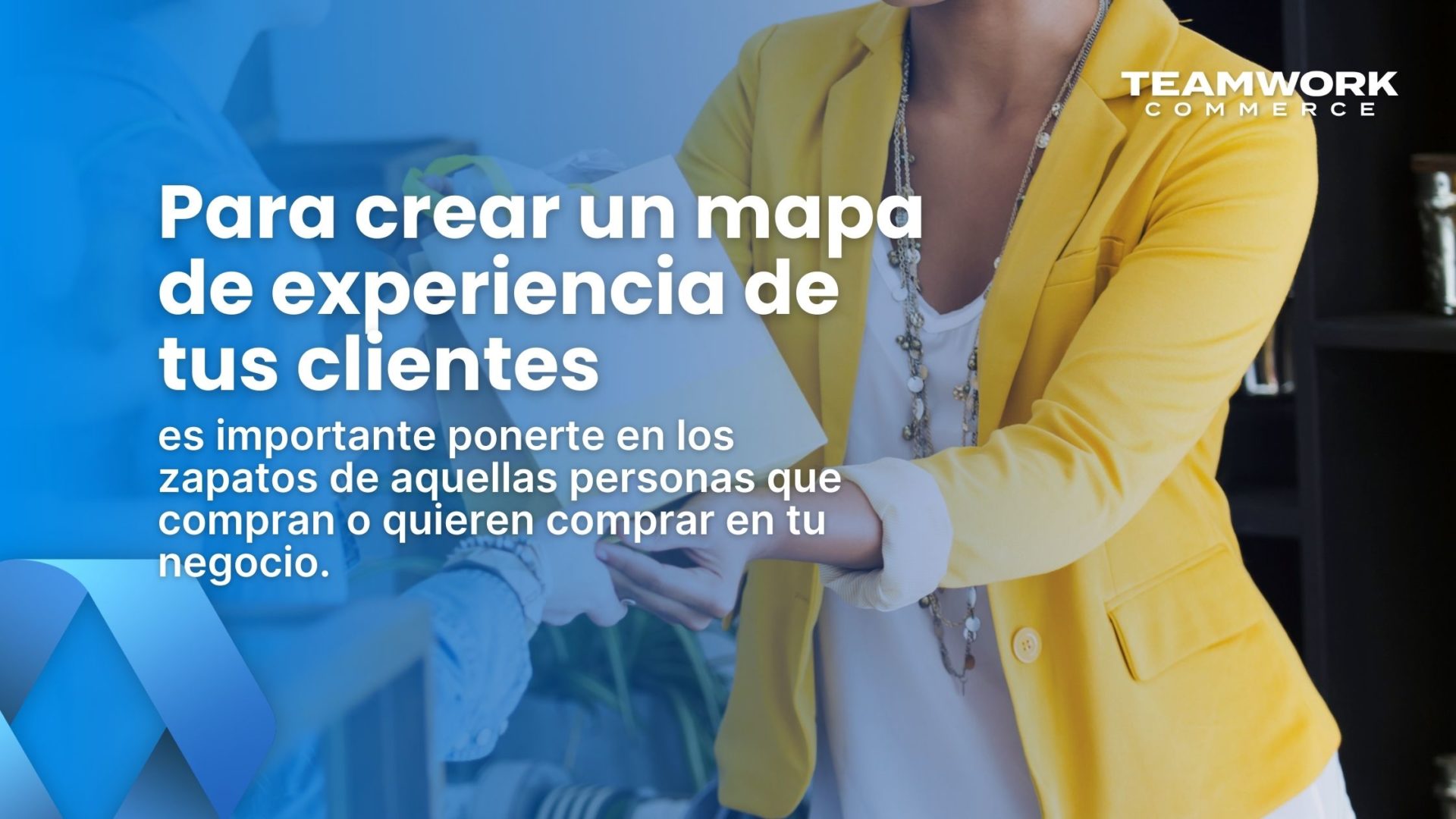 Para crear un mapa de experiencia, ponte en los zapatos de tus clientes.