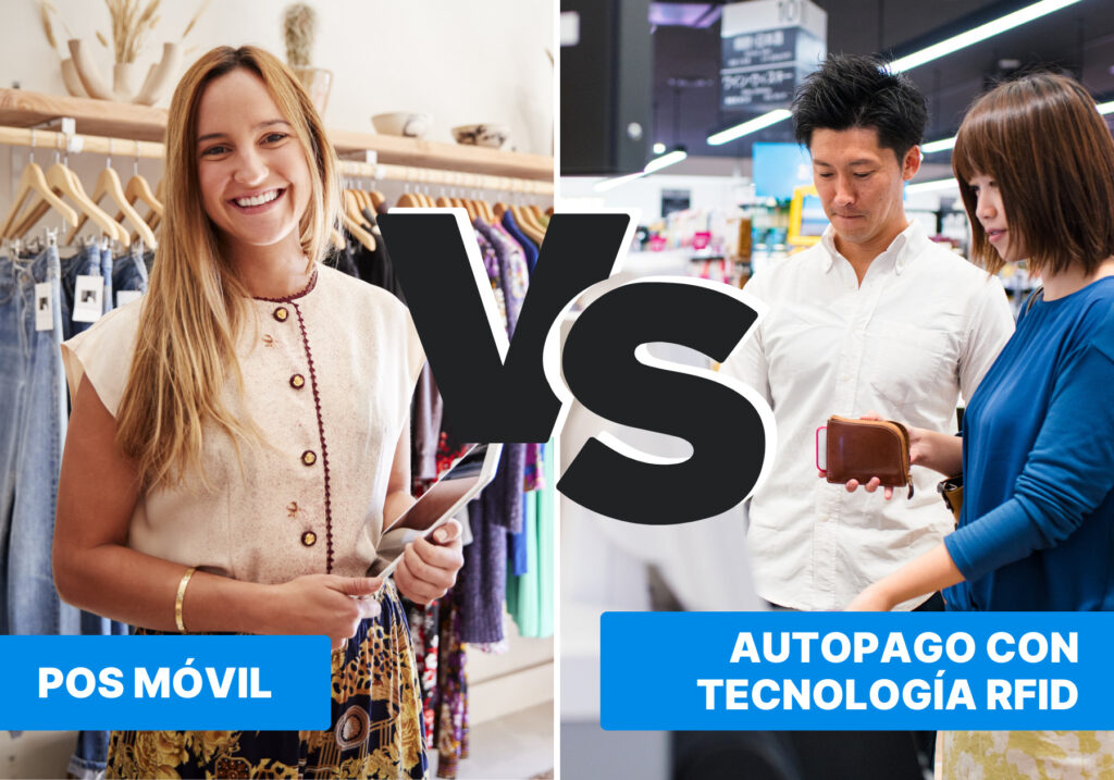 POS móvil vs AutoPago con Tecnología RFID: ¿Cual es la mejor solución para tu marca de retail?